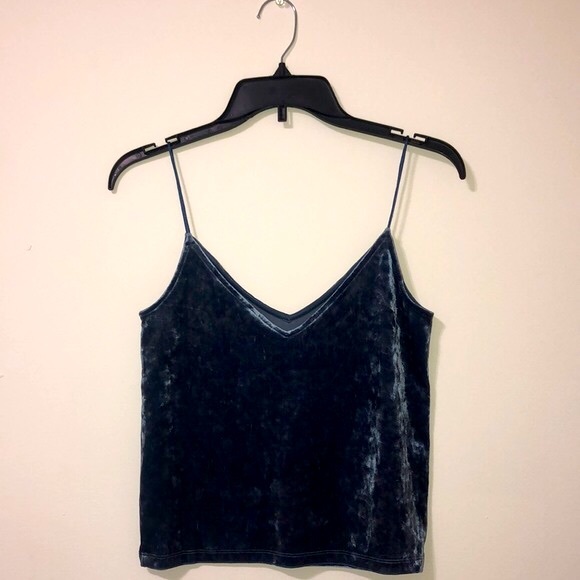 Velvet Blue Top, Size: XS - Picture 3 of 4